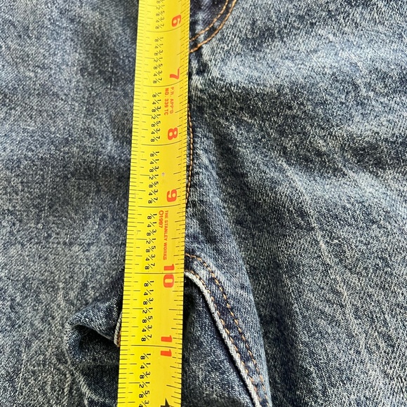 Barrel jeans low rise blue denim NWOT size 4 / 30” waist x30” L - Picture 6 of 11